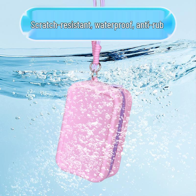 Multicolor Silicone Square Makeup & Toiletries Bag