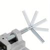 1pc Aluminum Drill Press Vise Flat Pliers Mini Drill Chuck Multi Tool Manual Clamp