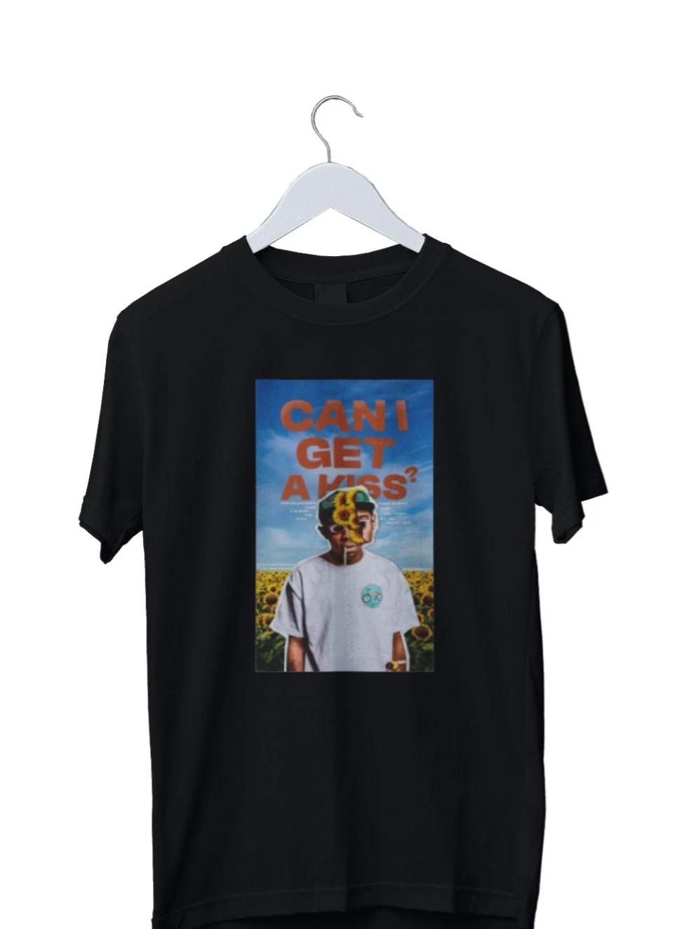 Men s Casual Graphic Tyler The Creator Can I Get A Kiss Graphic T-S... XXXL