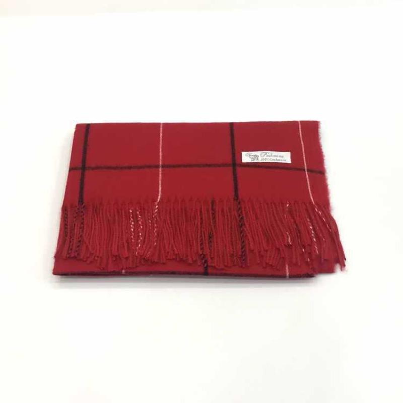 New autumn and winter plaid scarf, women's winter imitation cashmere shawl, versatile thickened warm scarf