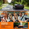 1080P WiFi DashCam Car DVR with 3/4 Lens 360°Auto Black Box Night Vision 24H Parking Monitor Video Recorder for Vehicle Security