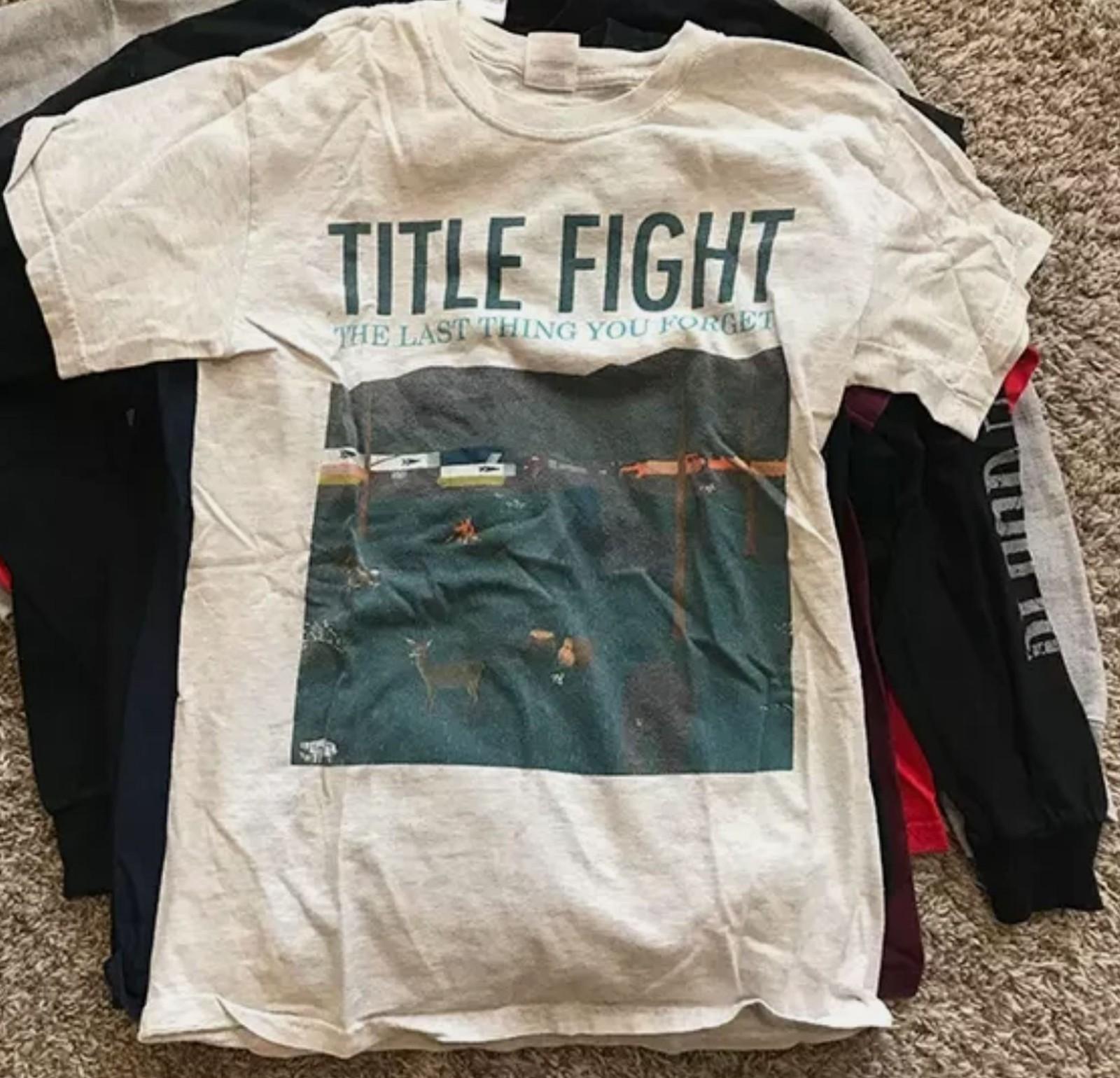 Title Fight Band The Last Thing You Forget T Shirt Size S-5XL XXXL