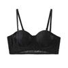 Sexy lace underwear women's summer breathable rabbit ears cup big chest small bar soft steel ring gather bra