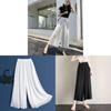 Casual Pants For Women With Metal Silk Fabric And Double Layer Design For Summer Comfort