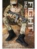 Men's Large Military-Style Outdoor Hiking Boots - Wear-Resistant, Anti-Kick, Ideal for Camping and Sports.