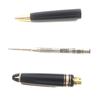 Great MONTBLANC Ballpoint pen Meisterstckle Grand Black gold mens Used