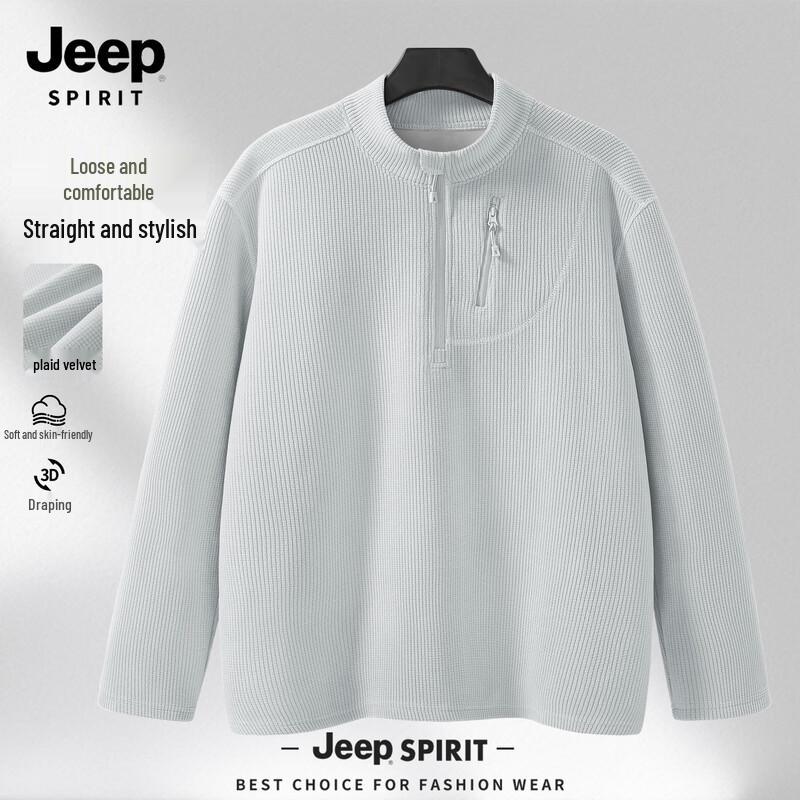 

Мужская толстовка с капюшоном JEEP SPIRIT 2025, свободный крой, повседневная M