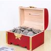 Jewelry Storage Chest, Keepsake Box, Vintage Kids Piggy Bank, Treasure Chest for Adults,