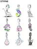 Bedels Zilver Schattige Dieren Kameleon Dinosaurus Kralen Bedel Koper Verguld Passend voor Bedels Originele Armband Voor Sieraden Maken Diy Bedel