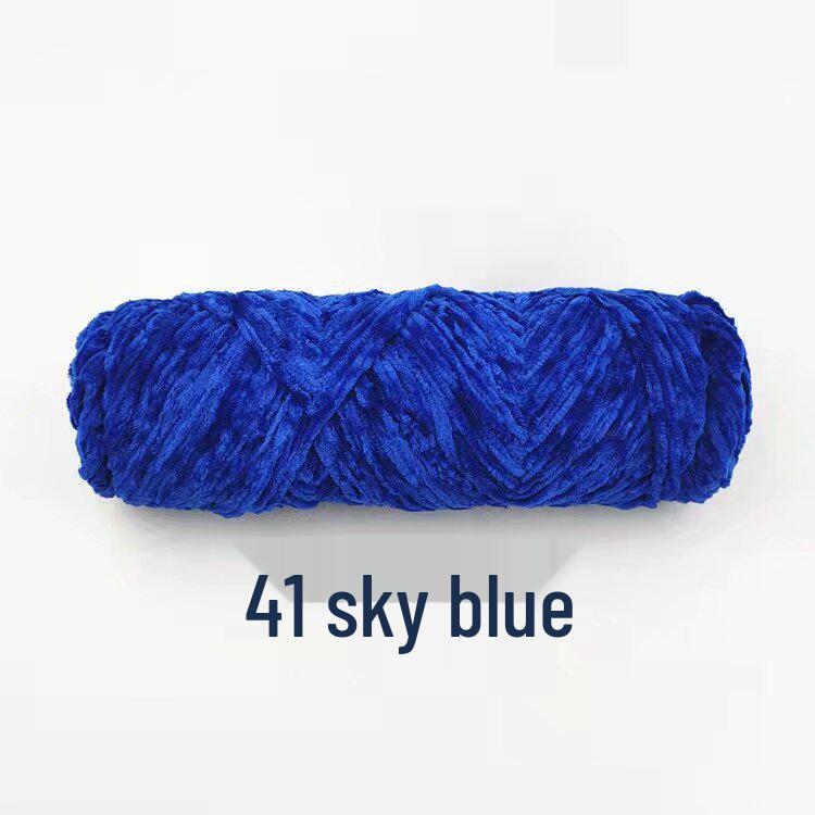 Handmade Chenille Yarn Ball: Velvet Thick Crochet and Knitting Material