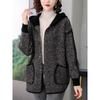 Coat Spring and Autumn Casual Loose Large Top Spring Thin Hooded Jacket Cardigan
