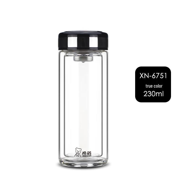 Xingnuo Double-Layer Glass Tea Cup