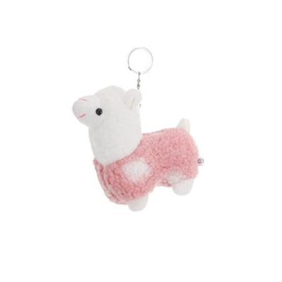 (SU)Alpaka-Schlüsselanhänger Plüsch Ostern Lama Plüschtier Anhänger Mini Schaf Puppe Stofftier Tiere Schlüsselanhänger für Mädchen Jungen