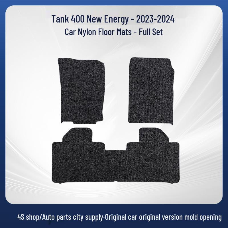 Suitable for Tank 400 New Energy 23-24 Models - Suede Nylon Car Floor Mats (New Style)