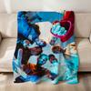 Band Cool Flannel Soft Warm Plush Blanket Sofa Living Room P-Park Pet Hogar Bedroom L-Linkin Gift Home Car Portable From Zero