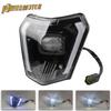 Motorcycle LED Headlight Hi Lo Beam Headlamp DRL Accessories for KTM EXC SXF XCW 150 250 300 450 Dirt Bike Supermoto Motocross