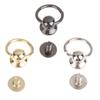 10Pcs Metal Ball Post With O Ring Studs Rivets Nail Screwback Round Head Spots Spikes Leather Craft Phone Case Decor Accessories