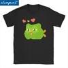 Heren Dames Leuke Duolingo T-shirts Cartoon Uil Katoenen Tops Mode Korte Mouw Ronde Hals T-shirt Party T-shirt