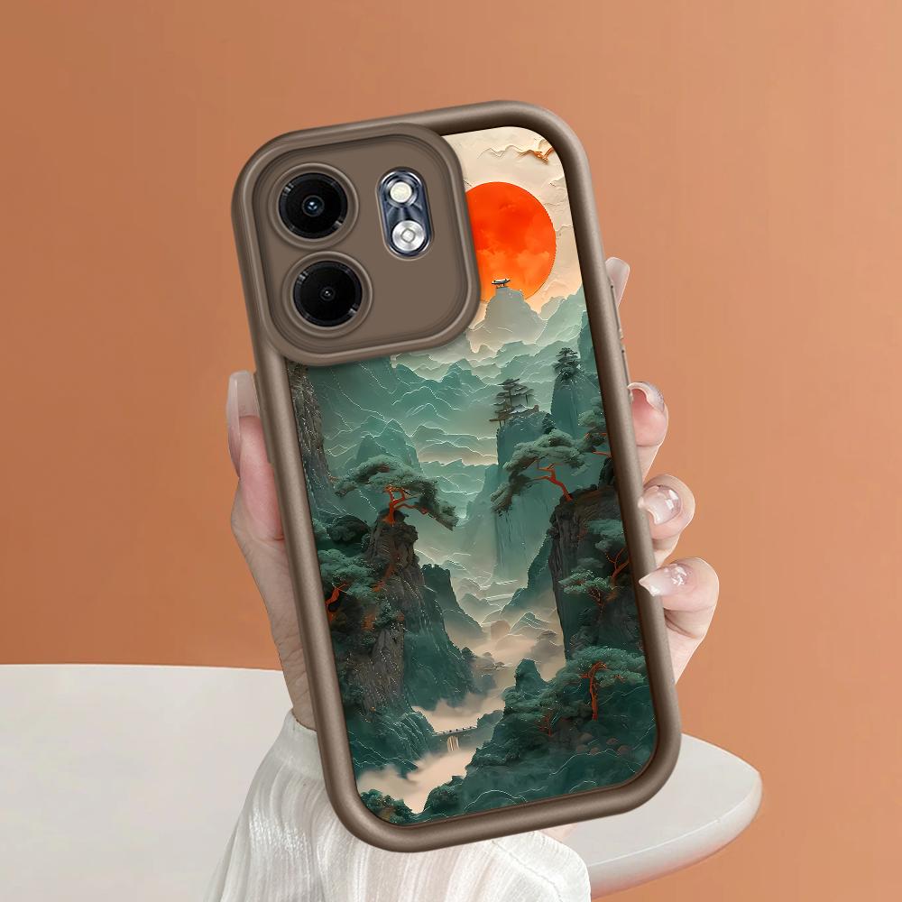 Soft Silicone Phone Casing Full Cover Camera Shockproof Protection Case for Huawei Honor Infinix Tecno iPhone Motorola Google