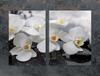 SZKLANA PŁYTA OCHRONNA DESKA 75x52 ORCHIDEA