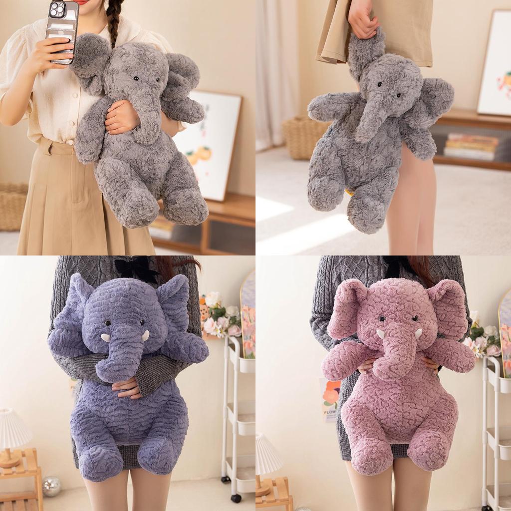 Elefant Plüschtier mit PP-Baumwollfüllung für Babykomfort und Heimdekoration