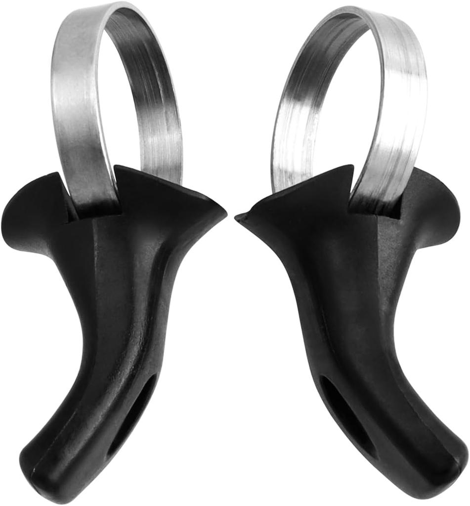 Bestgle Bicycle Thumb Rest Aluminum Alloy Auxiliary Handlebar End Thumb Rest Cycling Accessories for Road Bike Universal Comfortable Lightweight Thumb