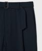 NONBLANK [Summer] Summer Cool Touch Belted Wide Fit Pants_Deep Sea Navy