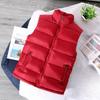 White Vest Jacket Men Slim Fit Stand Collar Sleeveless Puffer Jackets Spring Autumn Casual Waistcoat Men Warm Coat Trends