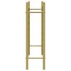 48 Bottle Wine Rack In Golden Metal