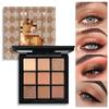 9-Grids Eyeshadow Palette Glitter Pearlescent Matte Eye Shadow Shimmer Makeup Long Lasting Women Beauty Eye Cosmetics Purple Red
