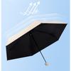 Five Fold Umbrella for Both Rain and Sunshine Capsule Umbrella for Sun Protection Ultra Light Pocket Sunshade