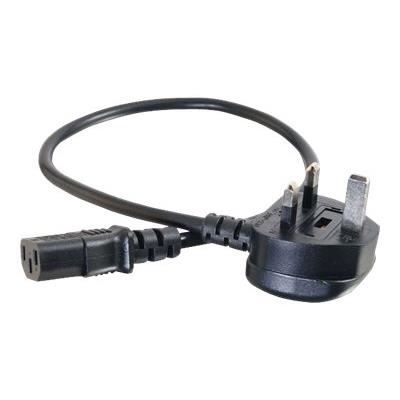 Câble D'alimentation Universel - CABLES TO GO - 88511 - Noir - 50 Cm - Moulé