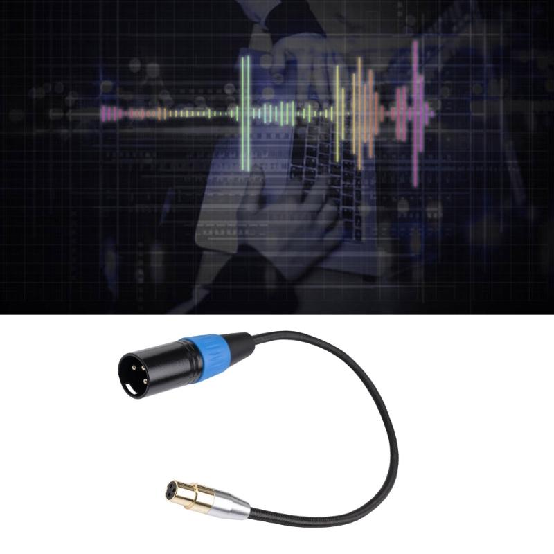 High Fidelitys XLRs Female Male Balanced Cable Double Shielding Noise Cancelling For Studio Equipment And Home Theater Systems
