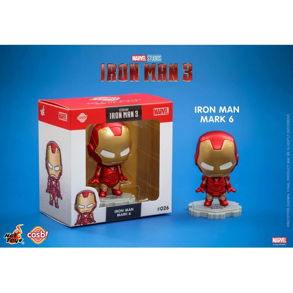 Cosbi Marvel Collection Film Iron Man 3 Iron Man Mark 6 #026 Non-Scale Figur Rot Höhe ca.. 8 cm CBX065