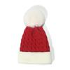 100% Acrylic Patchwork Beanie Warm Ball Cold Hat Kids Christmas Hat