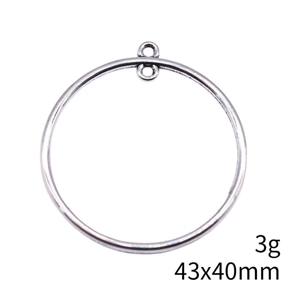 Valentine's Day Accessories Women Water Drop Moon Connector 2 Hole Pendants For Earring Accessories Parts Cheap Cute Stuff Accessory Parts