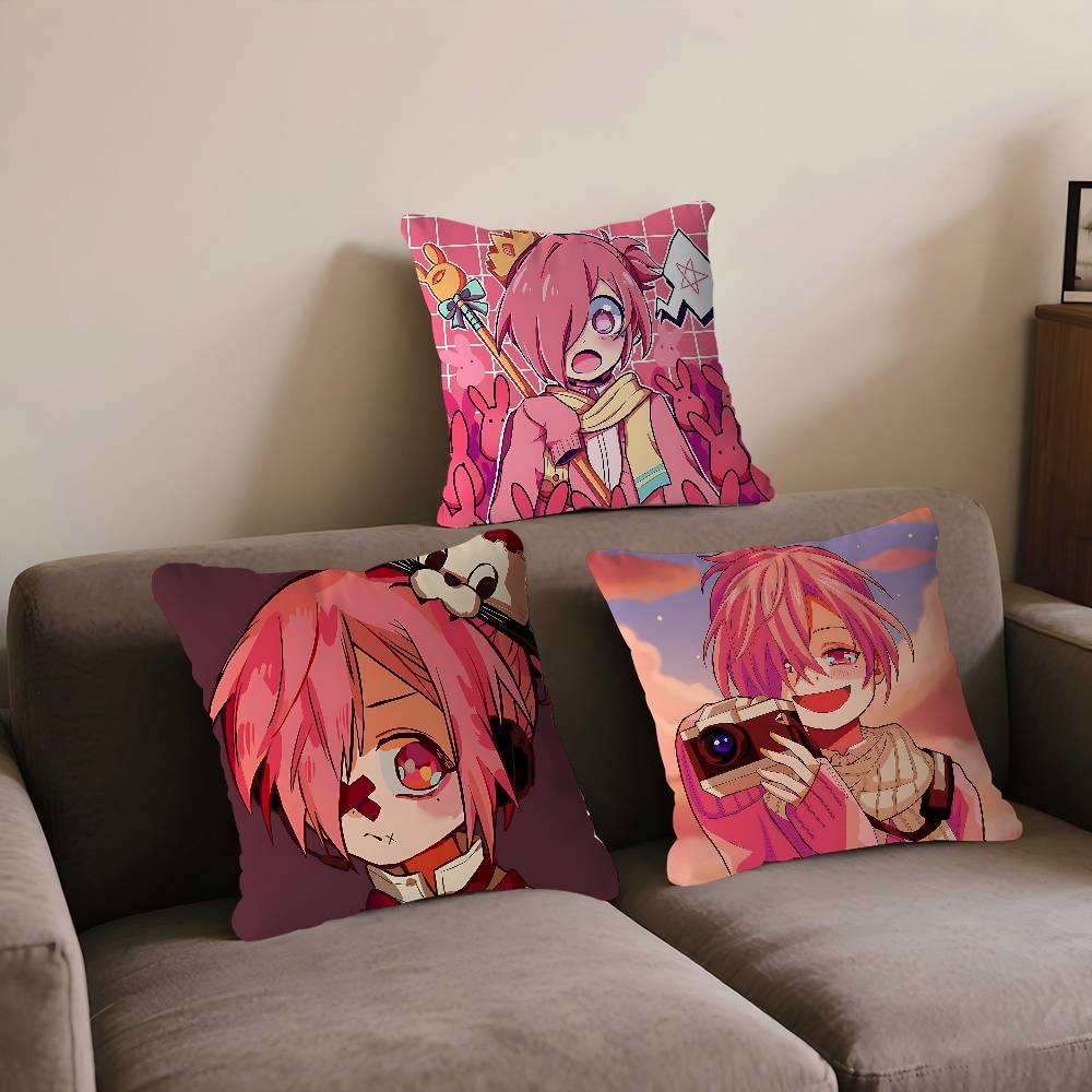 Anime M-mitsuba Pillow Cover For Bedroom Room And Living Room Sofa Decorative Cushion Cover
