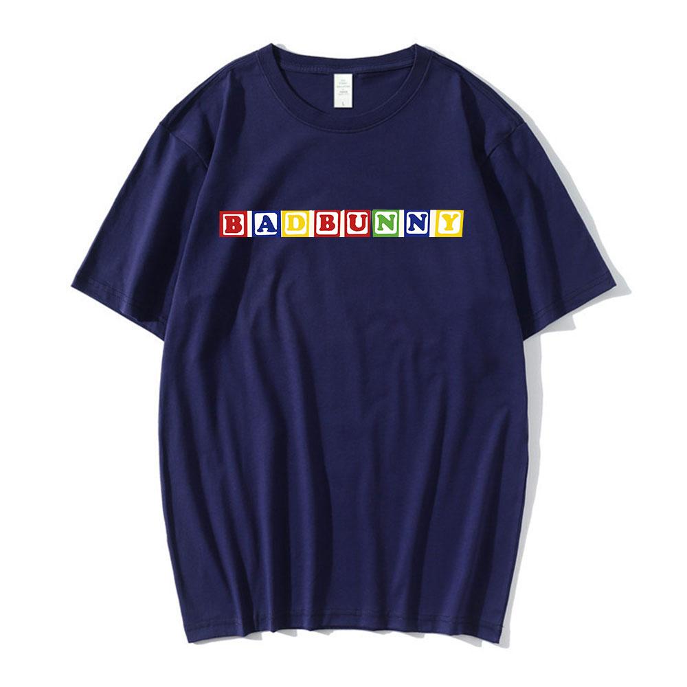 Bad Bunny Same Paragraph Graphics T Shirt Unisex Hip Hop Rapper Music Album Print Short Sleeve T-shirts Oversized Men Streetwear