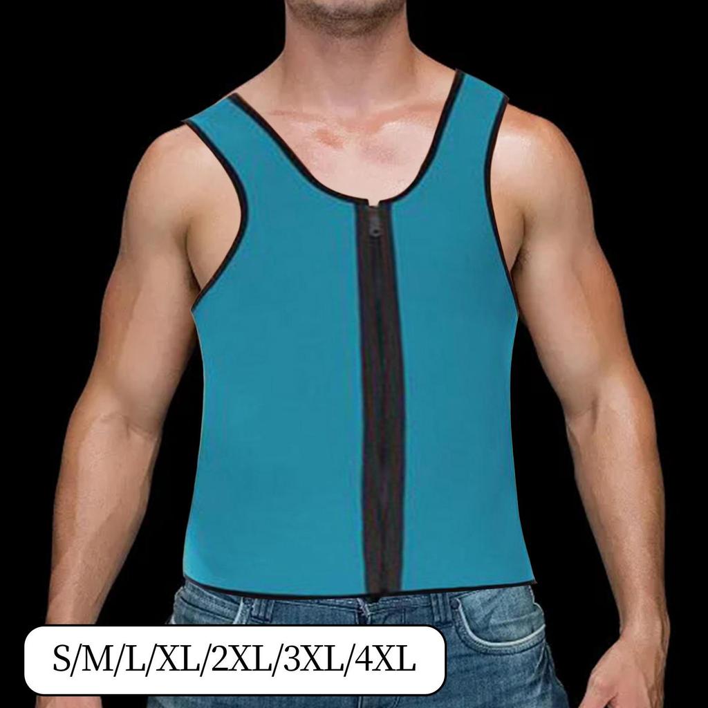 Men Sweat Vest Neoprene Sauna Tank Top Body for Sweating Slimming Yoga Fitness