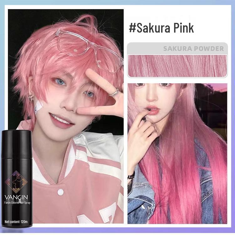 Temporary Washable Hair Dye Spray - One Spray for Black Color