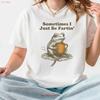 Sometimes I Just Be Fartin T Shirt Funny Frog Unhinged Weirdcore Vintage Stretched Slightly Designer Clothes Graphic