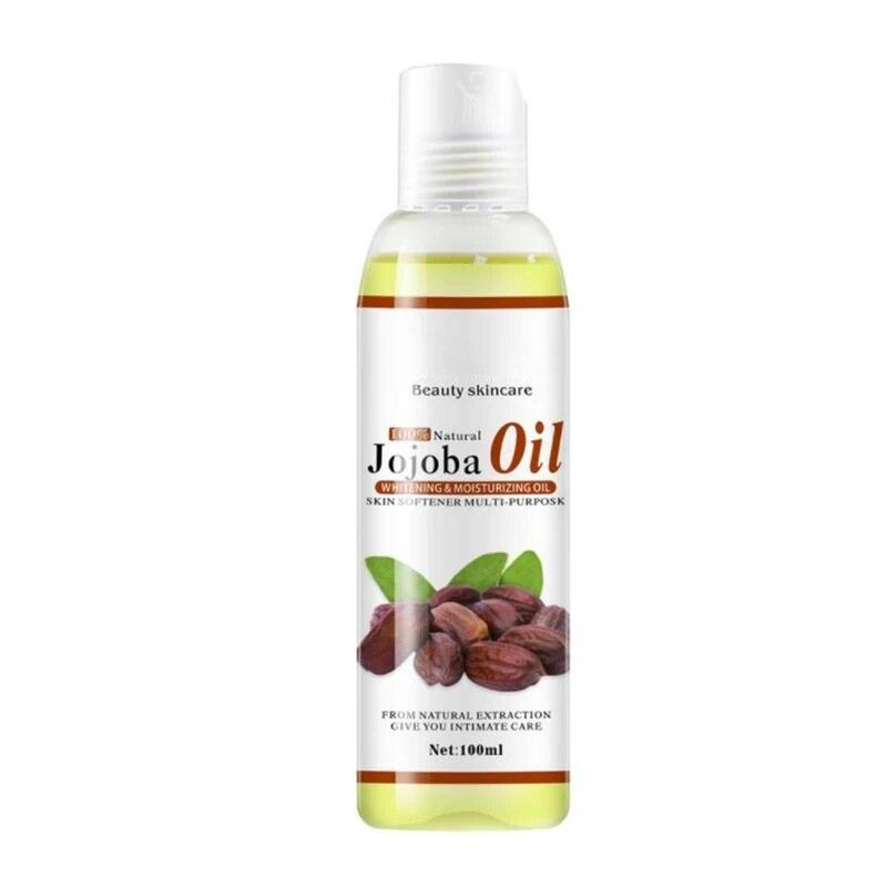 100ml Disaar Natural Organic Jojoba Oil Massage Skin Care Relieve Stress Relaxing Moisturizing Brighten Tone Essential Oil