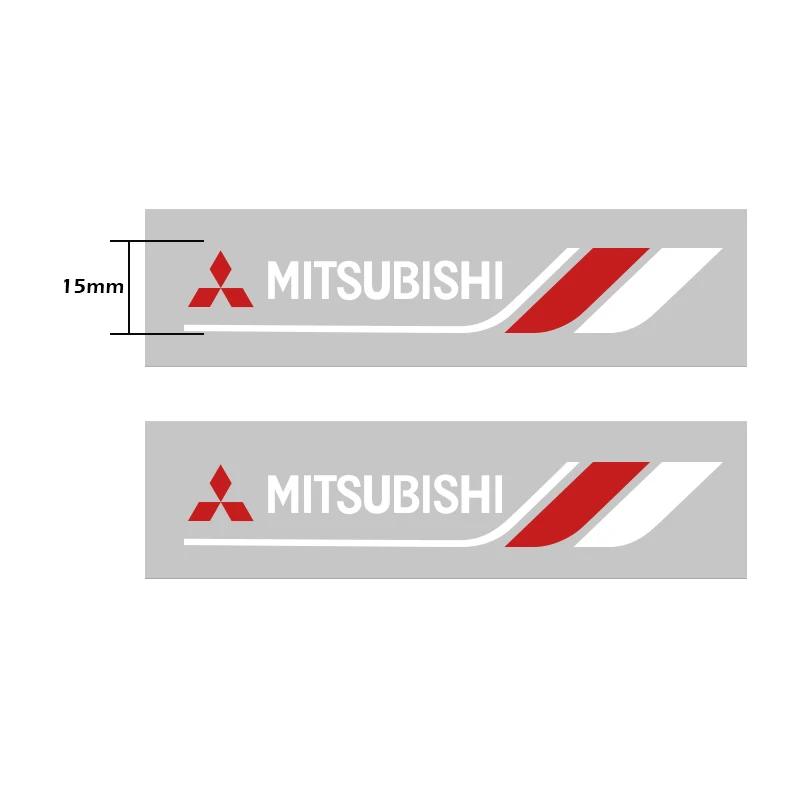 

2 шт. Наклейки на дворники автомобиля Эмблема Для Mitsubishi lancer asx outlander pajero sport l200 galant Стайлинг автомобиля