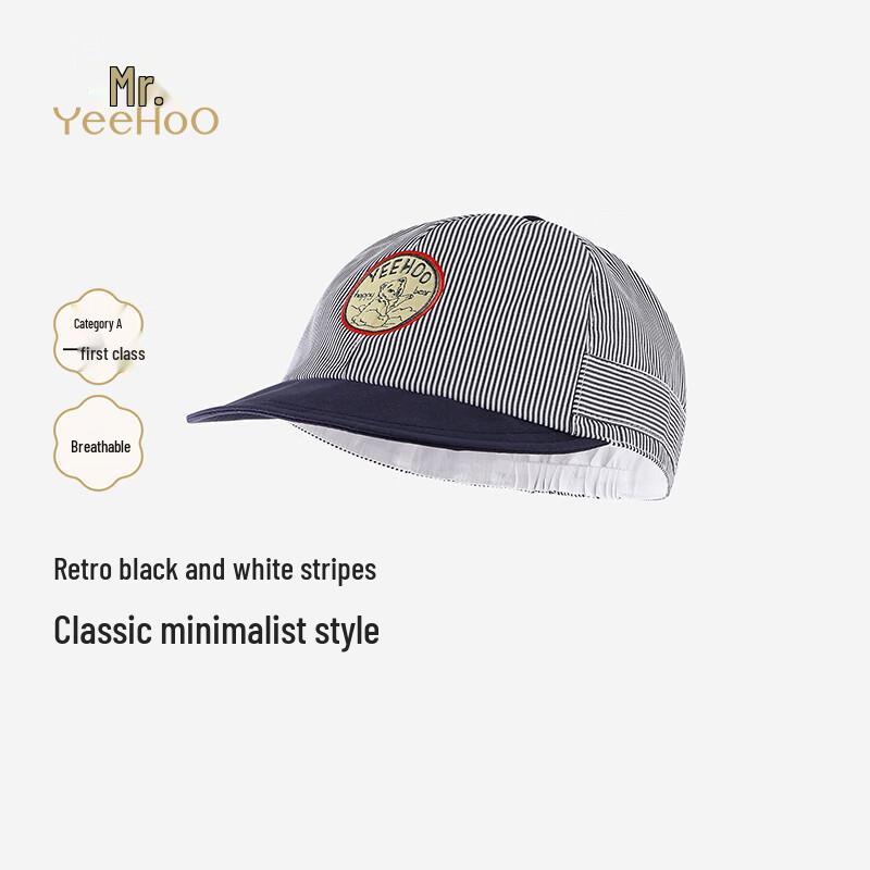 YEEHOO Baby Boys Striped Baseball Cap 50