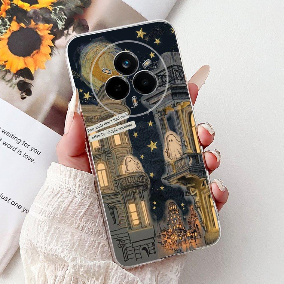Für Realme 14 Pro 5G Hülle 2025 Cover Cooler Drache Löwe Cartoon Weiche Klare Silikon Handyhüllen Für Realme 14 Pro+ 14Pro Plus Capa