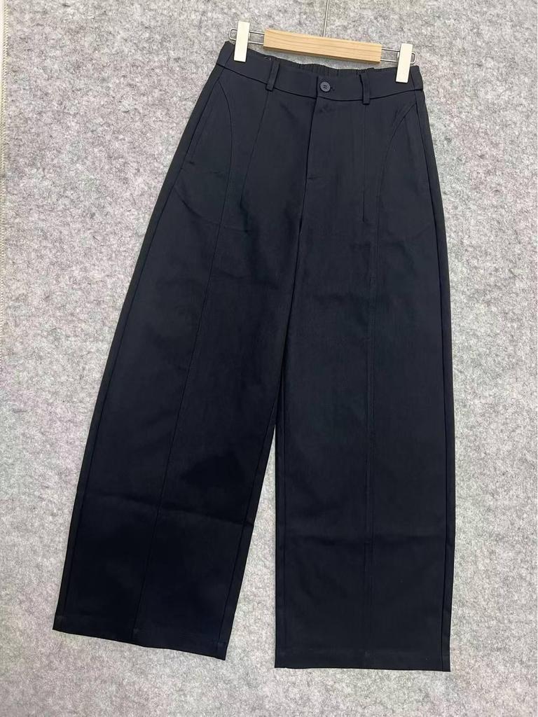 Mei Gao High Waist Retro Straight-Leg Cargo Pants
