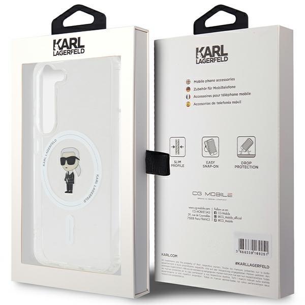Karl Lagerfeld Klhms24Shfcknot S24 S921 Transparent Hardcase Iml Ikonik Magsafe