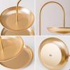 Ruhan Light Luxury Gold Fruit & Candy Tray Set