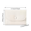 Elegant Lychee Grain Coin Purse Ultra Thin PU Leather Card Holder Women Short Wallet  Outdoor
