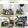 Morpilot Dog Carrier Bag Soft Crate Dog Crate Dog Carrier Case Foldable Pet Cage Cat Carrier Cart with Handles for Dogs and Cats Mesh for Small to